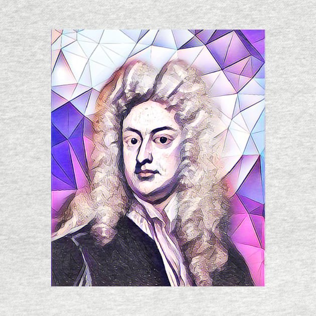 Joseph Addison Pink Portrait | Joseph Addison Artwork 8 by JustLit